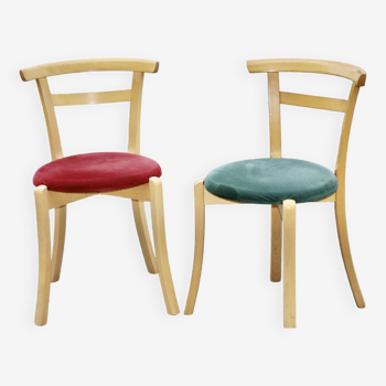Pair of chairs by jl moller danmark 1960