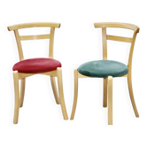 Paire de chaises de jl moller danmark 1960