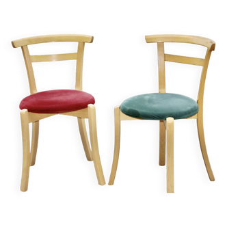 Pair of chairs by jl moller danmark 1960