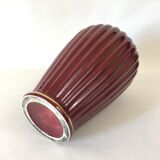 H.36 red ceramic vase