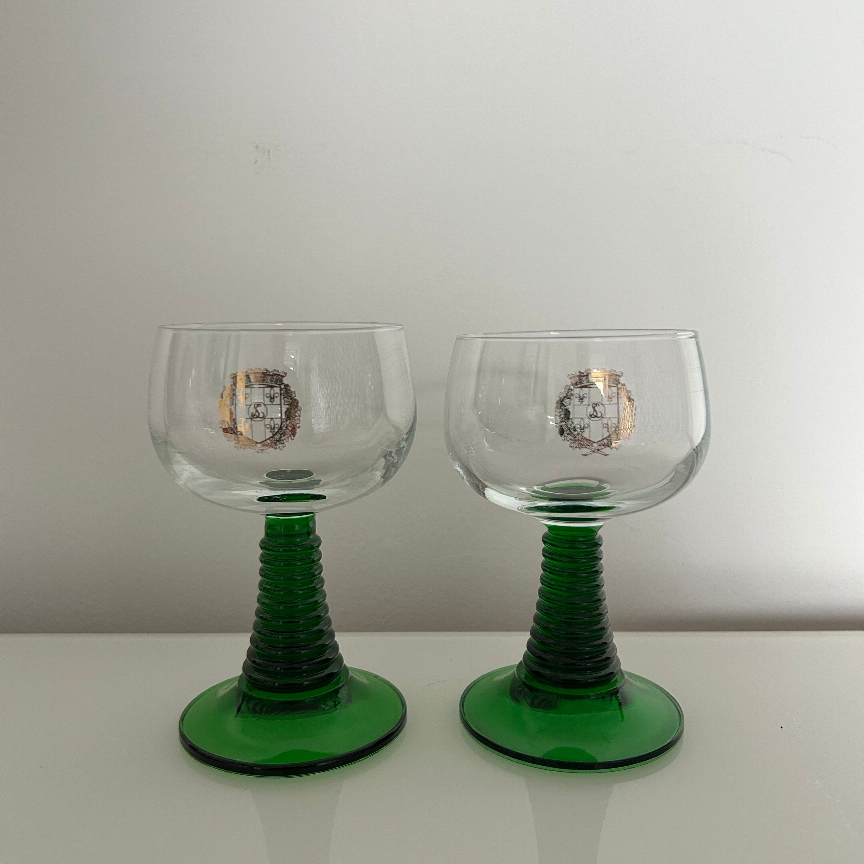 Pair of Alsace wine glasses