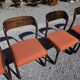 6 Baumann sled chairs in rosewood from the 1960s.