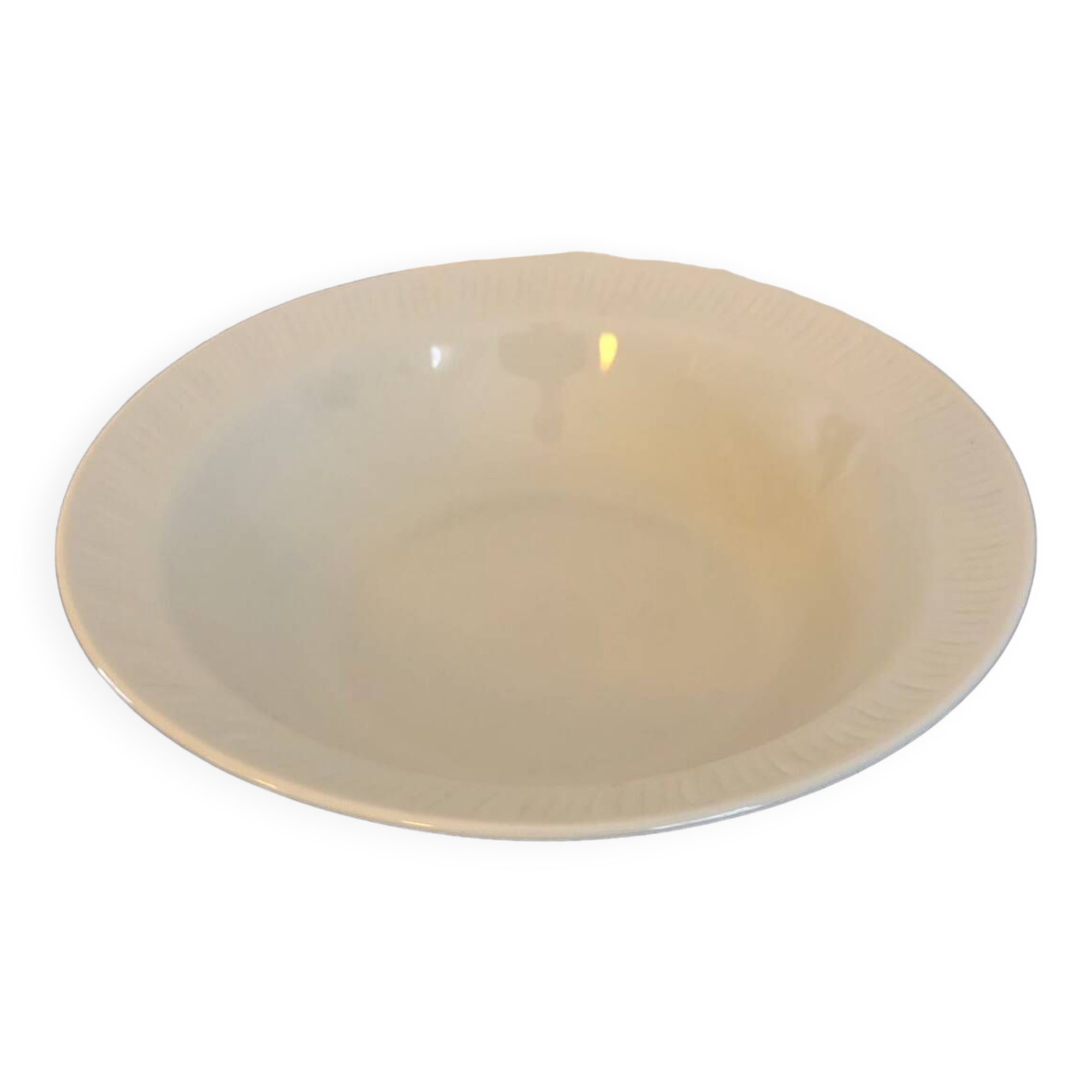 White porcelain vegetable / salad bowl