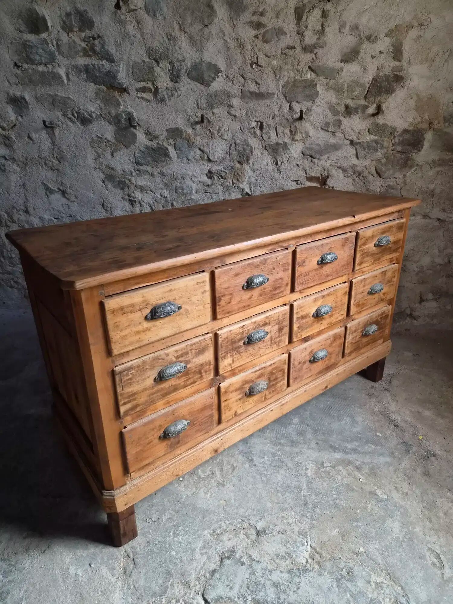 Antique shop counter with 12 drawers / kitchen island
