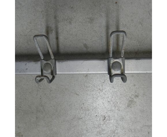 Industrial Wall Coat Rack With 8 Hooks Simu France Equipment Selency Industrial Wall Coat Rack With 8 Hooks, Coat Stand Spare Parts