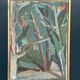 Original Swedish Oil on Canvas – “Forest” by Thure Lindskoog – Signed – Vintage & Framed – 44 × 32 cm (17.3" × 12.6")