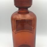 Old pharmacy jar bottle in blown glass 26 cm