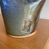 Stoneware carafe design signed