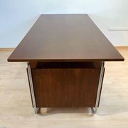 Vintage Bauhaus Oak Veneer Desk from Mücke & Melder, 1940s