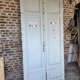 Pair of antique partition doors
