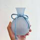 Blue glass soliflore