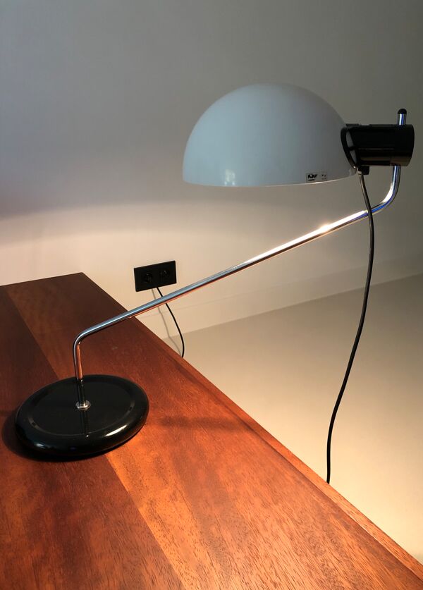 Lampe à poser ''Libellula'' de Emilio Fabio Simion pour Harvey Guzzini, Italie années 70