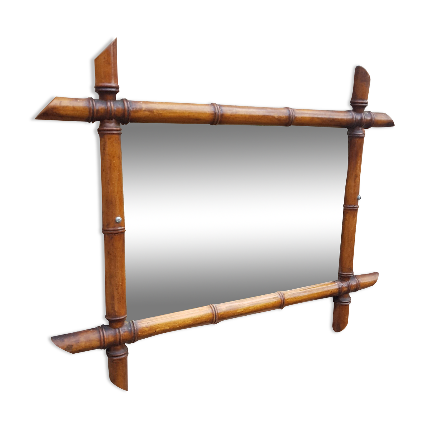 Mirror style bamboo period 1920 56x44cm