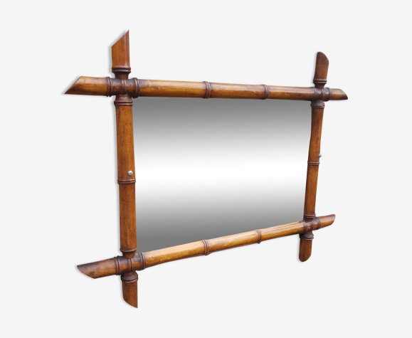 Miroir style bambou époque 1920 56x44cm