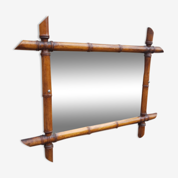 Mirror style bamboo period 1920 56x44cm