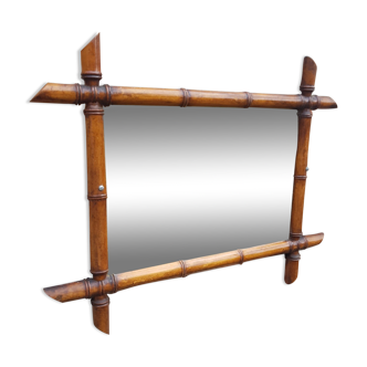 Miroir style bambou époque 1920 56x44cm