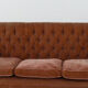 Crushed velvet button back sofa