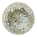 Vintage round glass ceiling lamp