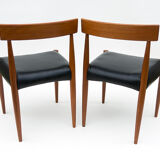 Danish MK 200 Chairs in Teak by Arne Hovmand-Olsen for Mogens Cold, Set of 4