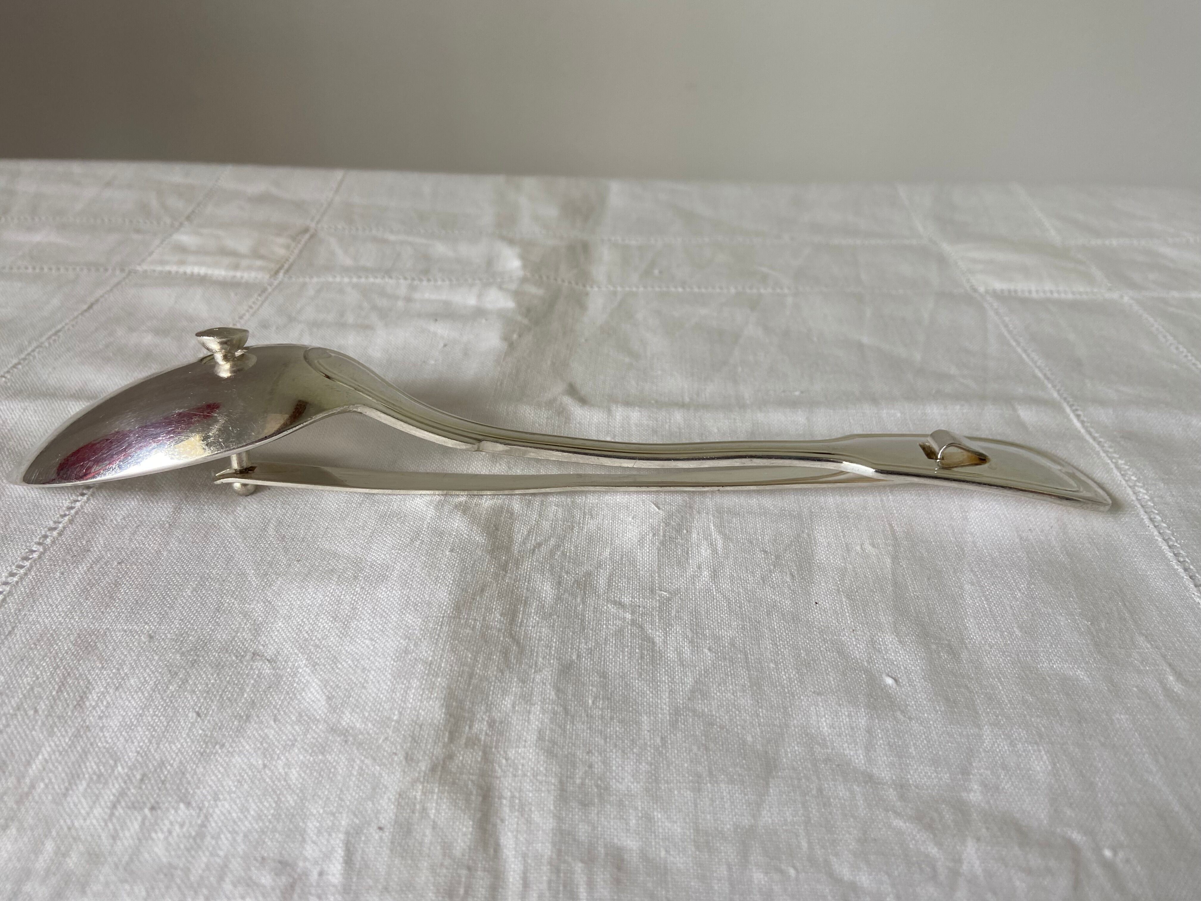 Degreasing sauce spoon