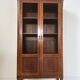 Old display case library with wire mesh from the Napoleon III period, late 19th century