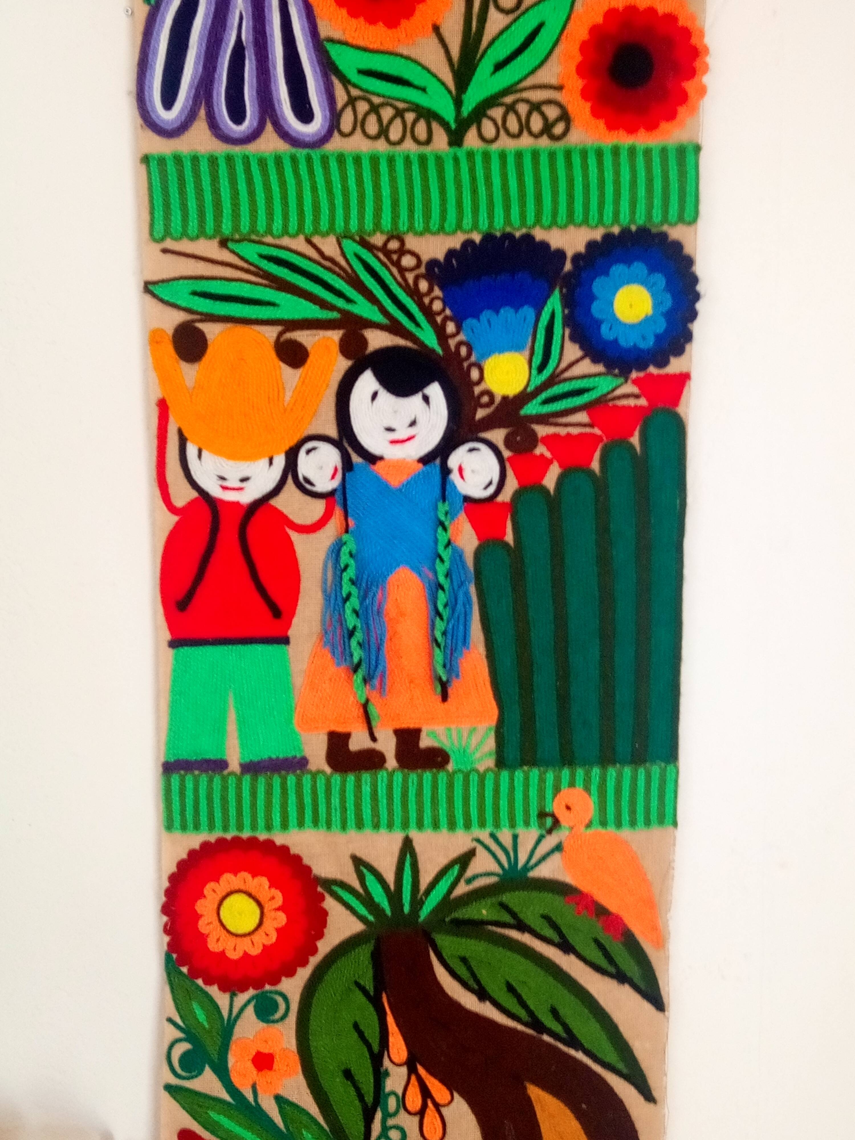 Vintage Mexican tapestry 1970