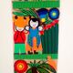 Vintage Mexican tapestry 1970