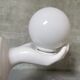 White ceramic hand wall lamp