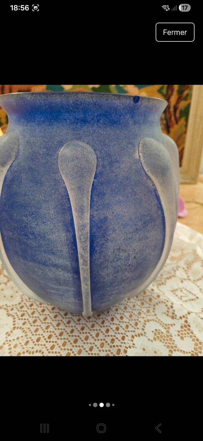 Vintage Style Murano Italian Vase