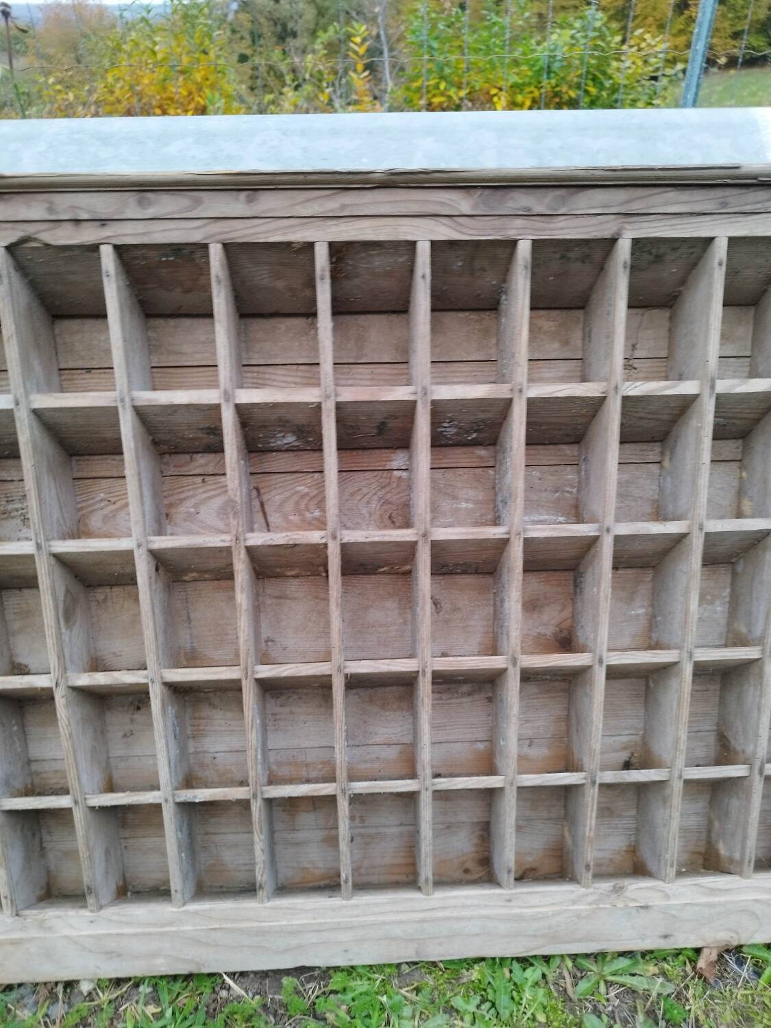 Large piece of professional furniture to hang or place with multiple storage compartments