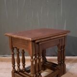 3 rustic pull-out tables