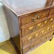 19th century Georgian style commode in end-grain wood marquetry.