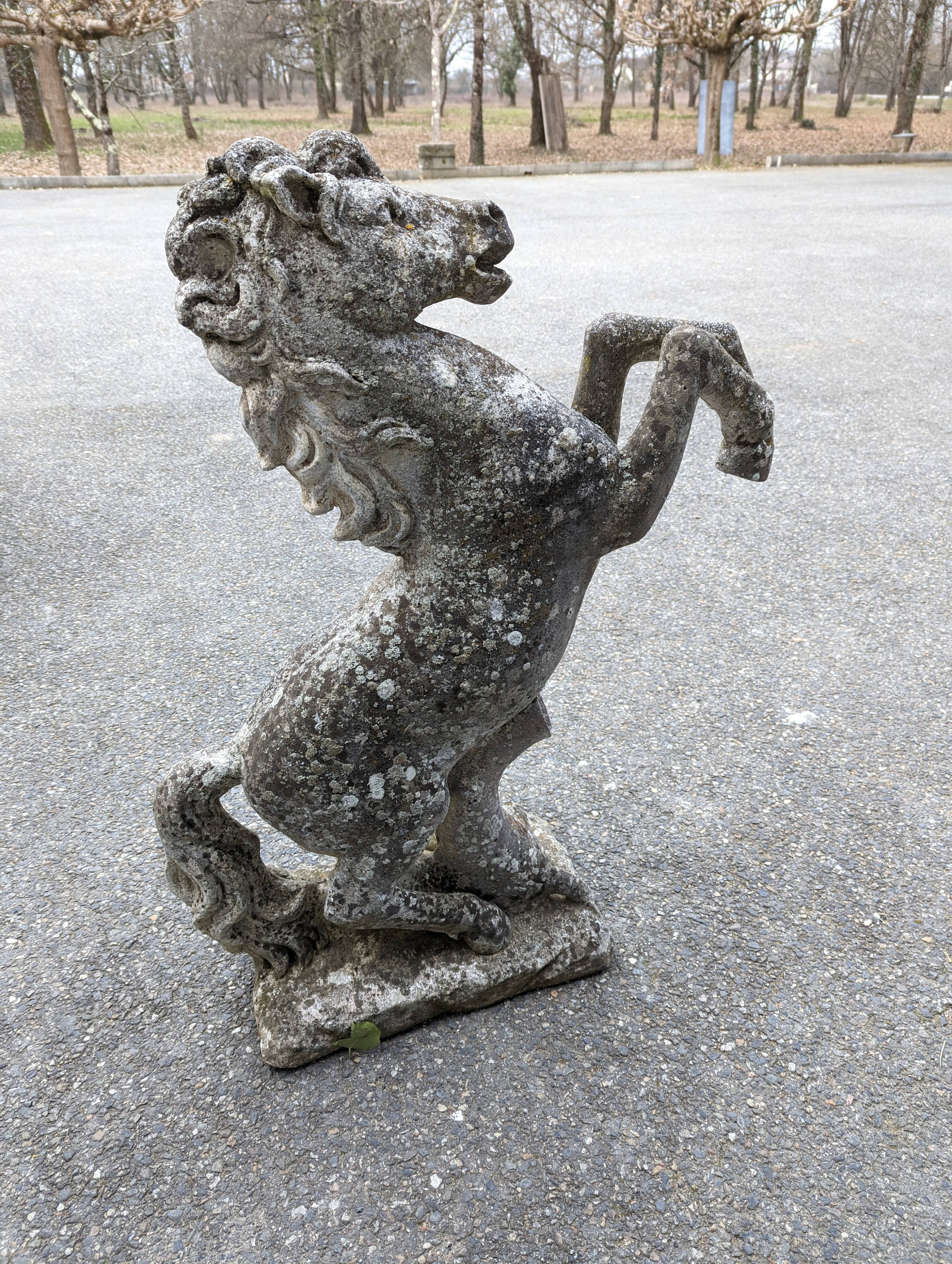 Concrete horse 20th century