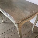 Old-time painted and patinated desk or console table
