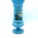 Large blue opaline vase