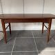 Convertible coffee table by Niels Bach extendable and liftable Scandinavian Danish vintage teak an60