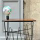 Newspaper holder with bulb