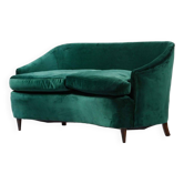 Vintage velvet sofa