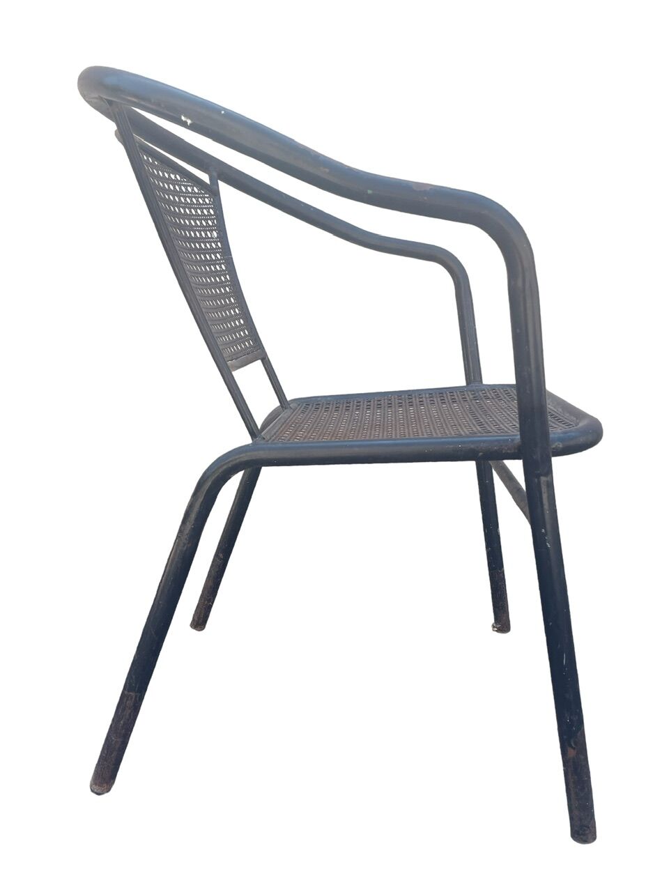 12 wrought iron armchairs from the 60s