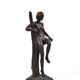 Jean-Pierre Alaux - Sculpture Bronze - Femme assise sur une branche - Signé