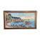 Tableau, Marine bateaux et côte rocheuse en Méditerranée