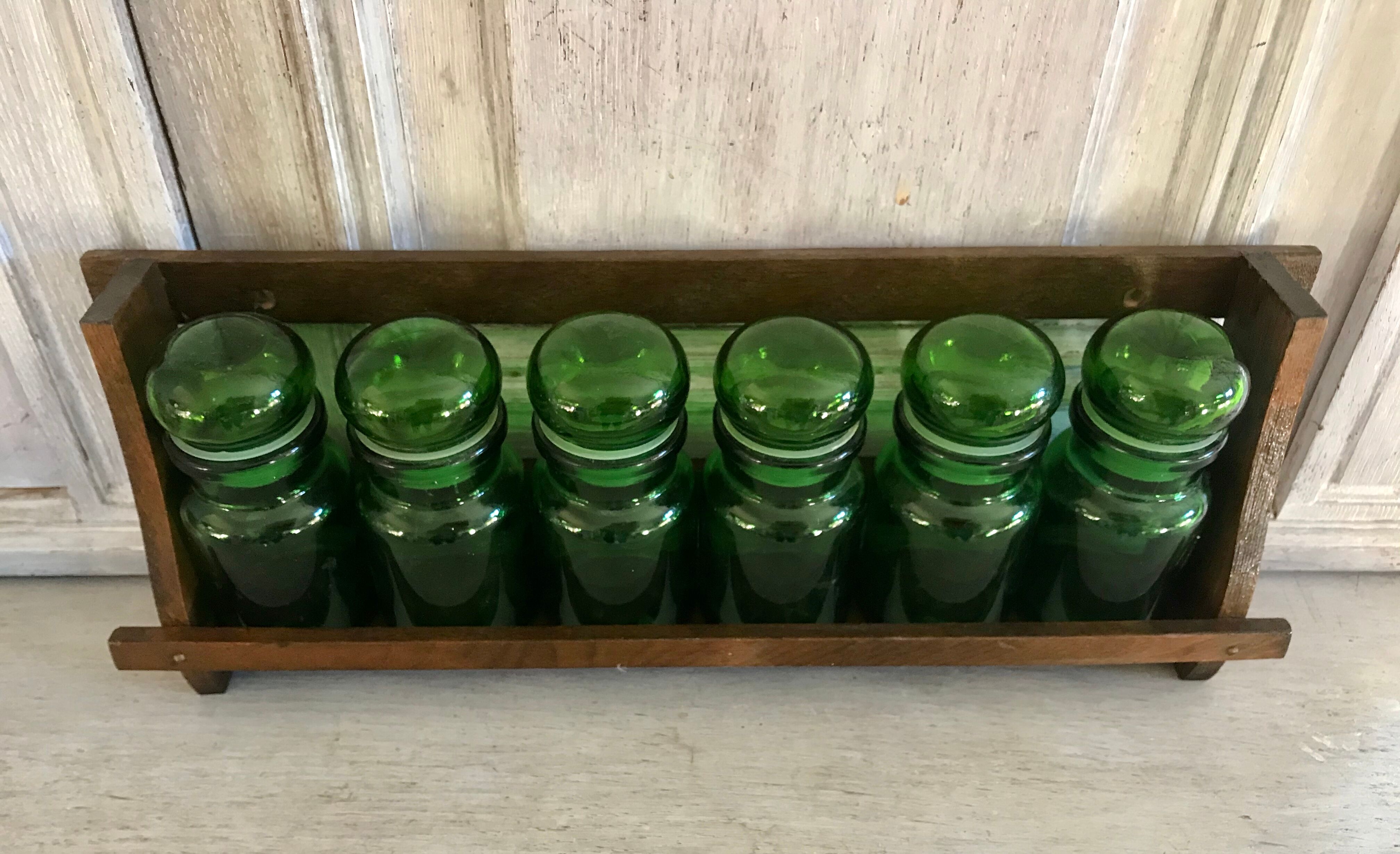 Vintage spice shelf