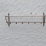 Gold metal coat rack