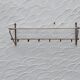 Gold metal coat rack