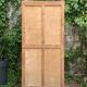 Parisian bonnet wardrobe, raw wood, 1950s