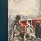 Original Danish Oil on Canvas“Figurative Composition” by Max Bilde