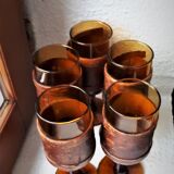 Set of 5 XERES glasses, vintage