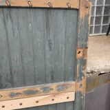 Solid oak door from the 19th century.