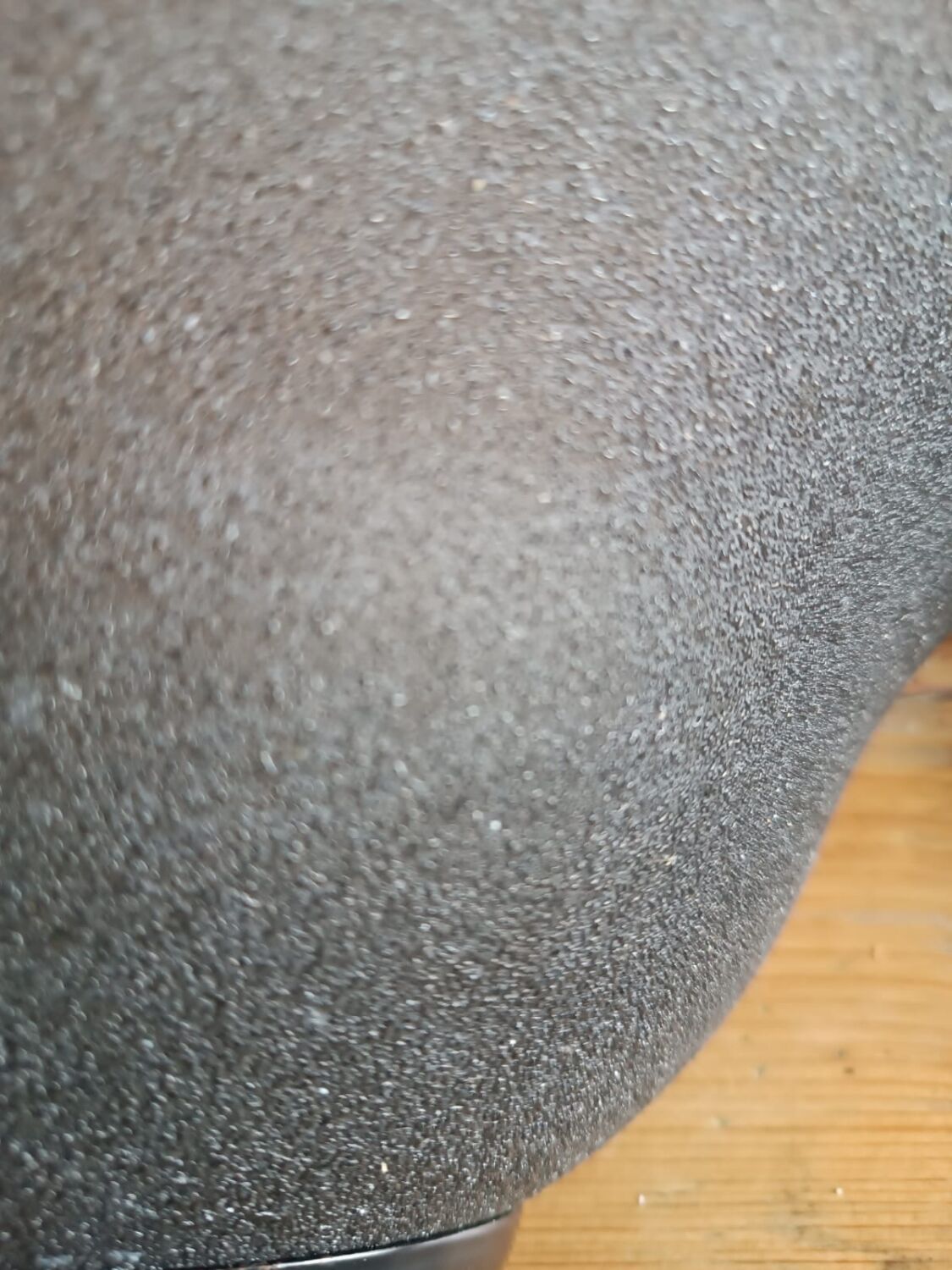 Pair of black granite glass wall lights