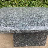 80s granite coffee table